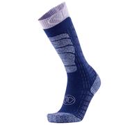 Sidas - Calze da sci in lana merino - Sock Ski Mer Lad Bleu/Violet per Donne - Taglia 39-40 - Blu