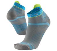 Sidas Calzini da Corsa Run Feel Running, 3 bande antiscivolo, maglia traspirante, controllo degli odori, calzini da corsa per uomo e donna