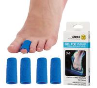 Sidas Gel Toe Wrap - Protezioni per Le Dita del Piede in Gel X4