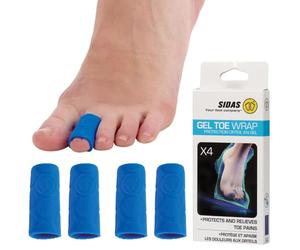 Sidas Gel Toe Wrap - Protezioni per Le Dita del Piede in Gel X4