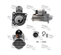 SIDAT Motorino D'Avviamento ALFA ROMEO 159 FIAT Bravo II Tipo LANCIA Delta III
