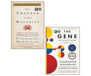 Siddhartha Mukherjee 2 Books Collection Set (The Emperor of All Maladies & The Gene An Intimate History)