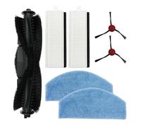 Side Brush Filter Mop Cloth Kit,Compatible For Laresar,Mars01,Compatible For Lubluelu,Robot Vacuum Accessories Replacement Spare Part(7pcs)