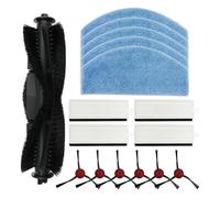 Side Brush Filter Mop Cloth Kit,Compatible For Laresar,Mars01,Compatible For Lubluelu,Robot Vacuum Accessories Replacement Spare Part(16pcs)