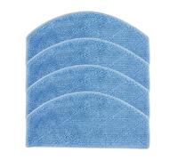 Side Brush Filter Mop Cloth Kit,Compatible For Laresar,Mars01,Compatible For Lubluelu,Robot Vacuum Accessories Replacement Spare Part(4PC Mop Cloth)