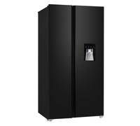 Side By Frigorifero Gefrierkombi Acqua Erogatore Black Steel 178 CM respekta [EEK: E]