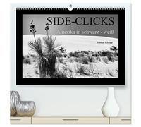 Side-Clicks Amerika in schwarz-weiß (hochwertiger Premium Wandkalender 2026 DIN A2 quer), Kunstdruck in Hochglanz: Schwarz/Weiß Aufnahmen aus Amerika, ... und doch die Aufmerksamkeit auf sich ziehen.