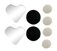 Side Mirror Blind Spot,2 pezzi regolabili Heart Shaped Rearview Convex Mirror - Multi-Purpose Heart Shaped Safety Assist Wide Angle Glass Auto Accessories For Women Men Driving