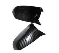 Side Mirror cap Compatibile con BMW per Serie 7 F01 F02 F03 F04 Active 2009 2010 2011 Carbon Fiber Look Car Styling M Style Copertura per Specchietto di Ricambio(Carbon Fiber)