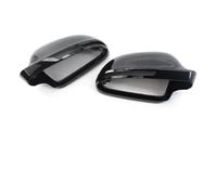 Side Mirror Cap Per A4 2008 2009 2010 2011 2012 Sostituisci L'alloggiamento Dello Specchietto Retrovisore Esterno I Copri Specchietti Laterali Neri Una Coppia