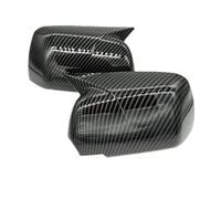 Side Mirror Cap Per BMW Per X5 E53 1999-2006 Auto Retrovisore Laterale Copertura Dello Specchio Ala Cap Esterno Porta Trim Calotte Specchietto(Carbon Look)