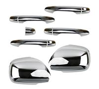 Side Mirror Cover & Exterior Door Handle Cover Trim Fit for Toyota 4Runner 03-09