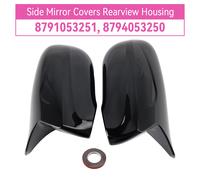 Side Mirror Covers Rearview Housing Black per Lexus IS250 IS350 2006-2012 H0