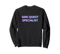 Side Quest Specialist EDM Techno Aesthetic Rave Festival Felpa