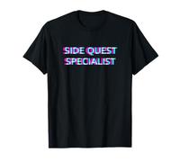 Side Quest Specialist EDM Techno Aesthetic Rave Festival Maglietta