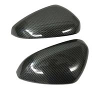 Side Rearview Mirror Cap for Peugeot 3008 5008 GT 2017 2018 2019 2020 2021 2022 2023 Car Door Mirror Shell Cover Trim Accessories(Carbon Fiber Look)