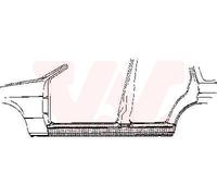 Side Skirt Destro Per Opel Astra F CC 53_ 54_ 58_ 59_ T92 51_ 52_ 56_