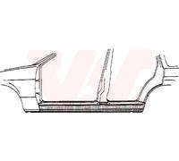 Side Skirt Entrée Pannello Sinistro Adatto Per Opel Vectra B J96 31_