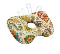 Side Sleeper Piercing Pillow - Ergonomic Ear Guard with Central Hole for Aftercare & Neck Support, Soft PP Cotton Sleeping Solution | for Adults & Teens, Comfortable O-Shaped Design, 1 Pack