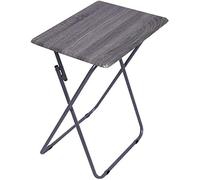 Side Table Folding Table Simple Student Study Table Camping Outdoor Table Environmental Protection Space Saving Storage Box (Color : Dark Pattern) (Light Pattern)