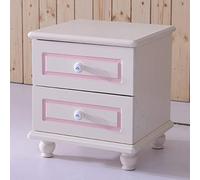 Side Table Modern Nightstand Nightstand Suitable for Bedroom Living Room Hallway Office 45x41x46.5cm(Multi-Color Optional) end Tables Bedroom (Color : Blue) (Light Pink)