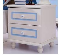 Side Table Modern Nightstand Nightstand Suitable for Bedroom Living Room Hallway Office 45x41x46.5cm(Multi-Color Optional) end Tables Bedroom (Color : Blue) (Light Blue)