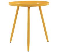 Side Table Round Side Table Sofa Coffee Table Triangular Storage with Tray Living Room Sofa Bedside Balcony Bedroom Storage Box (Color : Black Big) (Yellow Small)