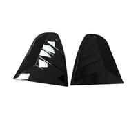 Side Window Scoop Feritoie 2 pezzi adatti per Skoda Octavia 2008-2012 copertura per feritoia di ventilazione laterale del lunotto posteriore dell'auto ABS Auto Copertura griglia lunotto(Gloss Black)