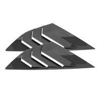 Side Window Scoop Feritoie A21F - Presa d'aria laterale posteriore in fibra di carbonio, adatta per Ford Focus MK3 ST RS Hatchback 2012-2018 Parasole per lunotto posteriore auto