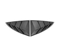 Side Window Scoop Feritoie Adatto per Tesla Model 3 2017-2023 Adesivo posteriore Spoiler laterale Splitter Adatto per Tesla Model 3 Highland 2024 Parasole per lunotto posteriore auto(Matte Carbon)