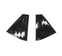 Side Window Scoop Feritoie Auto Copertura griglia 2 pezzi adatti per Skoda Fabia 2015-2020 copertura per feritoia di ventilazione laterale per lunotto posteriore dell'auto ABS(Gloss Black)