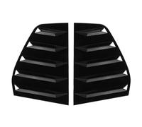 Side Window Scoop Feritoie Auto Copertura griglia 2 pezzi adatti per VW GOLF 6/7/7.5/8 MK7/7.5/8 GTI GTD R copertura per lunotto posteriore auto, feritoia di ventilazione laterale(Glossy Black-6)