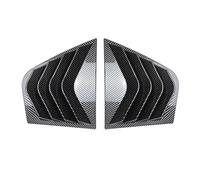 Side Window Scoop Feritoie Car Side Rear Window L 1 set di coperture per feritoie per finestrini posteriori adatte per KIA Stinger 2017-2023, spoiler, pannello laterale per auto.(Carbon Fiber Look)