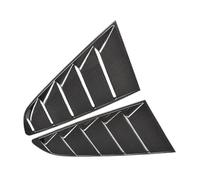 Side Window Scoop Feritoie Car Side Rear Window L Adatto per Ford Mustang 2015-2022, 2 pezzi, per finestrini laterali posteriori, con alette parasole, copertura antivento.(Carbon Fiber Grain)