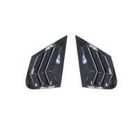 Side Window Scoop Feritoie Car Side Rear Window L Copertura per finestrino posteriore auto, per Kia Optima K5 Sedan 2016-2019, adesivo decorativo, presa d'aria in ABS, fibra di carbonio(Gloss Black)