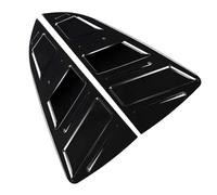 Side Window Scoop Feritoie Car Side Rear Window L Coppia di coperture per finestrini posteriori per auto adatte per VW Polo MK5 6R 6C 2011-2018, persiane laterali per(Glossy Black)