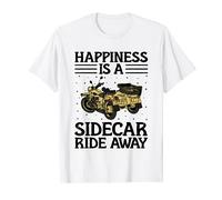 Sidecar Moto Motociclista Moto Sidecar Rider Maglietta