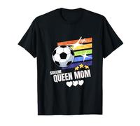Sideline Queen Mom Soccer Game Days Mom Gift Maglietta