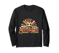 Sideline Queen Mom Soccer Mom Gift Game Days Gift for Mom Maglia a Manica