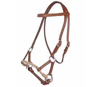 Sidepull in cuoio con testiera rawhide Hkm Sports Equipment