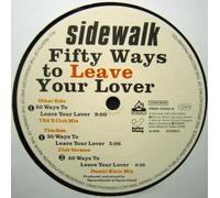 Sidewalk - Fifty ways to leave your lover (TBA's Club Mix/Club Version/Daniel Klein Mix, 1996) / Vinyl Maxi Single [Vinyl 12'']
