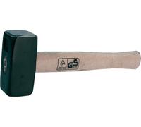 Mazzetta Muratore Gr. 1500 Testa In Acciaio Temprato. Manico Legno Verniciato.