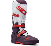 Sidi Crossair Stivali da motocross, Vino/Bianco, Taglia 41