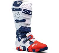 Sidi Crossair X Messy, stivali 43 EU male Bianco/Blu Scuro/Rosso