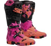 Sidi Crossair X Messy, stivali 49 EU male Nero/Fucsia Fluo/Arancione