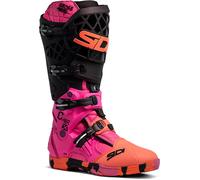 Sidi Crossair X Messy, stivali 50 EU male Nero/Fucsia Fluo/Arancione