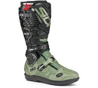 Sidi Crossfire 3 SRS Stivali Motocross, nero-verde, taglia 47 per maschi