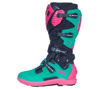 SIDI Crossfire 3 SRS STIVALI Nero/Turchese/Fucsia 45