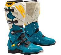 Sidi Crossfire 3, stivali 46 EU male Beige/Petrolio/Giallo