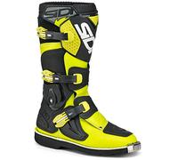 Sidi Flame Bambini Motocross Stivali, nero-giallo, taglia 31